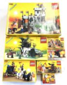 A mixed lot of 1990s Lego sets in original boxes, Knights and Medieval themed (none checked for