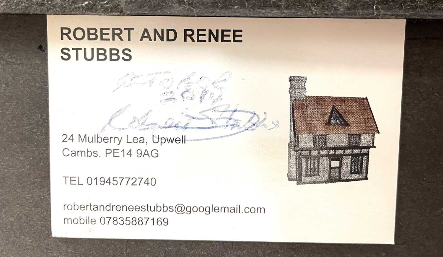 A fine Robert and Renee Stubbs electrified, handcrafted 3-storey Tudor house. Unfurnished, with card - Image 4 of 5