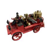 A Wilesco D305 Steam Fire Engine in original box (box water damaged)