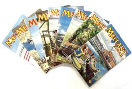 A collection of vintage 1957 Meccano Magazines, year run (missing April and September)