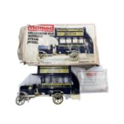 A Special Edition Mamod MB1 Millenium Bus working steam model, with original box (boxed very water