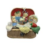A boxed Enesco 'You've got a Friend' deluxe multi-action musical box