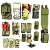 A mixed lot of vintage die-cast military vehicles, to include: - Matchbox Battlekings: K-117 SP '