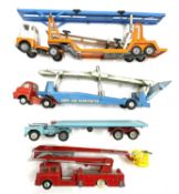 A mixed lot of Corgi Major die-cast transporters and large vehicles, to include: - Carrimore Trideck