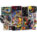 A large quantity of 1980s - 1990s Lego pieces and parts, to include Technic, Pirates, Police,