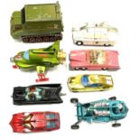 A mixed lot of Dinky die-cast vehicles from film and television, to include: - Dinky Lady Penelope's