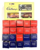 A quantity of Corgi die-cast vehicles in original boxes, to include: - Special Edition Cadbury's