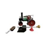 A Mamod Steam Roller Engine in original box (box water damaged)