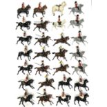 A good collection of Britains (W Britain) die-cast/lead cavalry, a/f