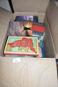 One box of various assorted books