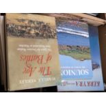 Box of mixed books to include The Age of Battles by Russell F Weigley, The Anatomy of Victory etc