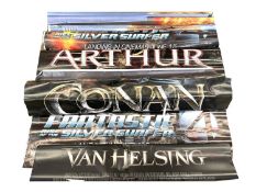 A mixed lot of large official film advertising / display posters to include: - Fantastic 4 franchise