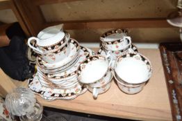 Quantity of Edwardian gilt rimmed tea ware