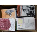 Box of mixed books to include The Imperial Roman Army and The Russian German Conflict 1941-45 by