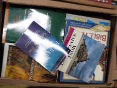 Box of mixed books to include Discoveries from Bible Times etc