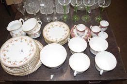 Mixed Lot: Spode coffee cans, Aynsley tea ware etc