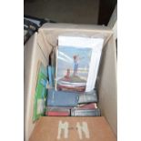 One box of mixed books and ephemera to include various religious interest etc