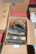 One box of various small books, Bible and religious interest