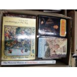Box of mixed books to include The Pictorial History of WWI and Clash of Arms, The Worlds Greatest by