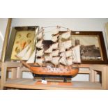 Model of The Mayflower ship