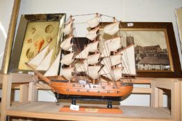 Model of The Mayflower ship