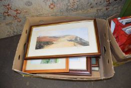 Box of assorted mixed pictures