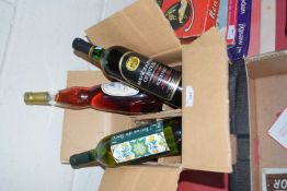 Box of various Greek wine and others