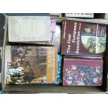 Box of mixed books to include In Search of the Dark Ages and Life in Revolutionary France etc