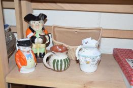 Mixed lot of Toby jugs and other ceramics