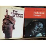 Box of mixed books to include The Kingdoms of Africa and The Making of the Past Prehistoric Europe