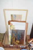 Mixed lot of assorted pictures to include still life oil on board fruit and various others