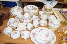 Large quantity of Crown Derby Derby Posies tea and table wares