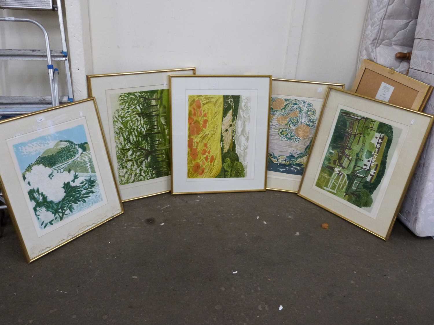 Anne Rooke Five various coloured prints