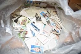 Large collection of various loose cigarette cards