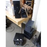 Quake surround sound speaker system