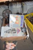 One box of various garage clearance items, parafin stoves etc