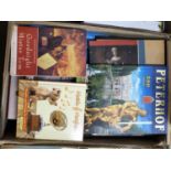 Box of mixed books to include Goodnight Mister Tom, Napoleon, Soldier of Destiny