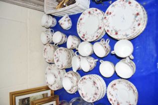 Extensive quantity of Minton tea wares in the ancestral pattern including cups, saucers, teapot,