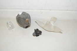 Mixed Lot: Langham Glass model elephant and various other ornaments