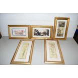Mixed Lot: Various gilt framed prints
