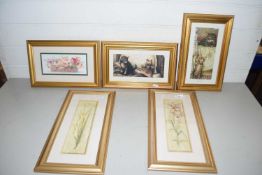 Mixed Lot: Various gilt framed prints