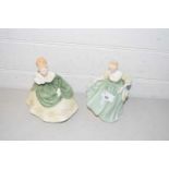Two Royal Doulton figurines, Swaray and Fair Lady