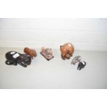 Collection of various model animals