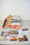 Box of various assorted postcards