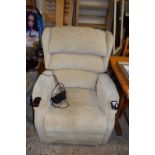 Electric recliner armchair