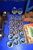 Mixed Lot: Various 20th Century coloured drinking glasses