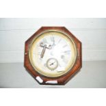 Seth Thomas wall clock in octagonal case