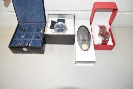 Mixed Lot: Various wristwatches and cufflinks