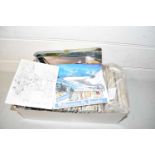 Large box of assorted postcards