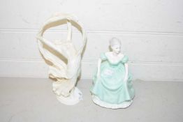 Royal Worcester figure Spirit of the Dance together with a further Coalport figurine